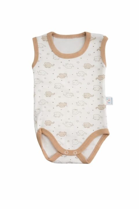 Μικροί Ελέφαντες στα Όνειρα – Βρεφικό Κορμάκι σε Γήινες Αποχρώσεις