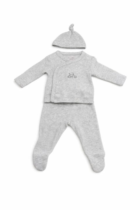 Alternative view of «Βρεφικό Σετ Ριγέ με Ποδηλατάκι – Απόλυτη Άνεση & Απλότητα»