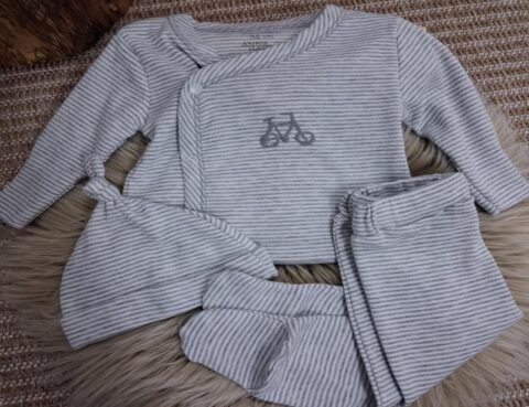 Alternative view of «Βρεφικό Σετ Ριγέ με Ποδηλατάκι – Απόλυτη Άνεση & Απλότητα»