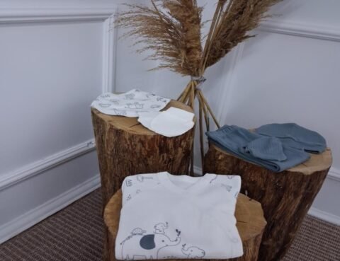 Alternative view of «Βρεφικό Σετ 5 Τεμαχίων με Ζωάκια – “I Love My Daddy”»