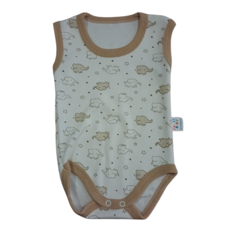 Μικροί Ελέφαντες στα Όνειρα – Βρεφικό Κορμάκι σε Γήινες Αποχρώσεις