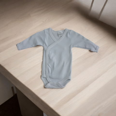 Alternative view of Βρεφικό Κορμάκι Φάκελος “Pure White” – Κλασική απλότητα & απόλυτη απαλότητα