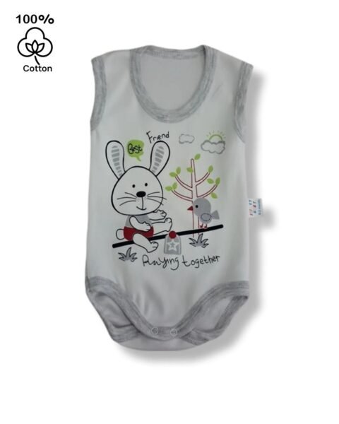 Best Friends Forever – Βρεφικό Κορμάκι με Λαγουδάκι & Πουλάκι (Αντιγραφή)