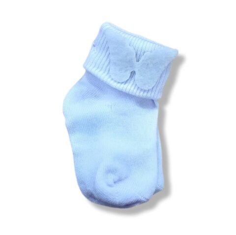 Λευκά Βρεφικά Καλτσάκια με Αγγελικά Φτεράκια