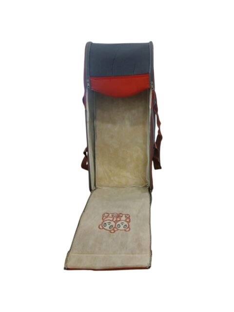 Alternative view of Σετ Βρεφικού Σάκου Εξόδου & Τσάντας – Γκρι & Κόκκινο με Γλυκά Αρκουδάκια