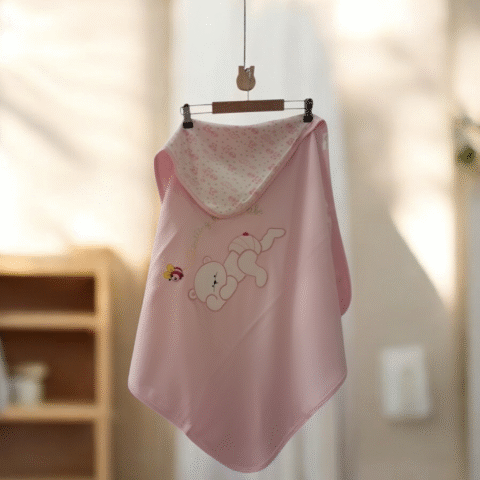 Alternative view of Ροζ Πάντα με Γλυκό Αρκουδάκι – Απαλή & Χαριτωμένη