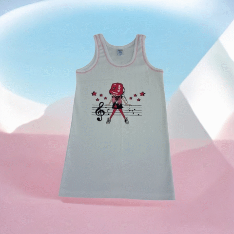 Alternative view of Παιδικό Φανελάκι με Μουσικό Αστέρι – Άνετο & Μοντέρνο