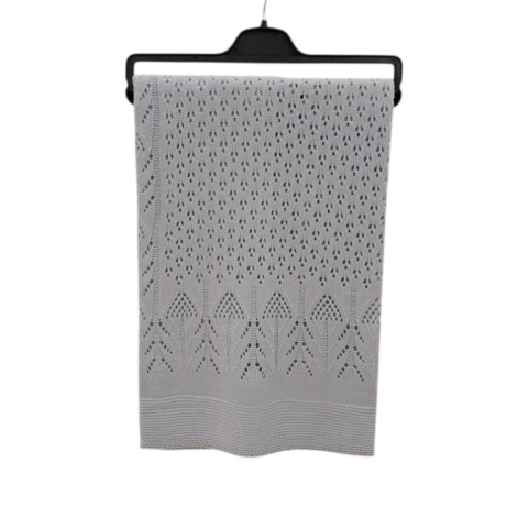 Απαλή Πλεκτή Κουβερτούλα Γκρι – Κομψότητα & Τρυφερή Ζεστασιά