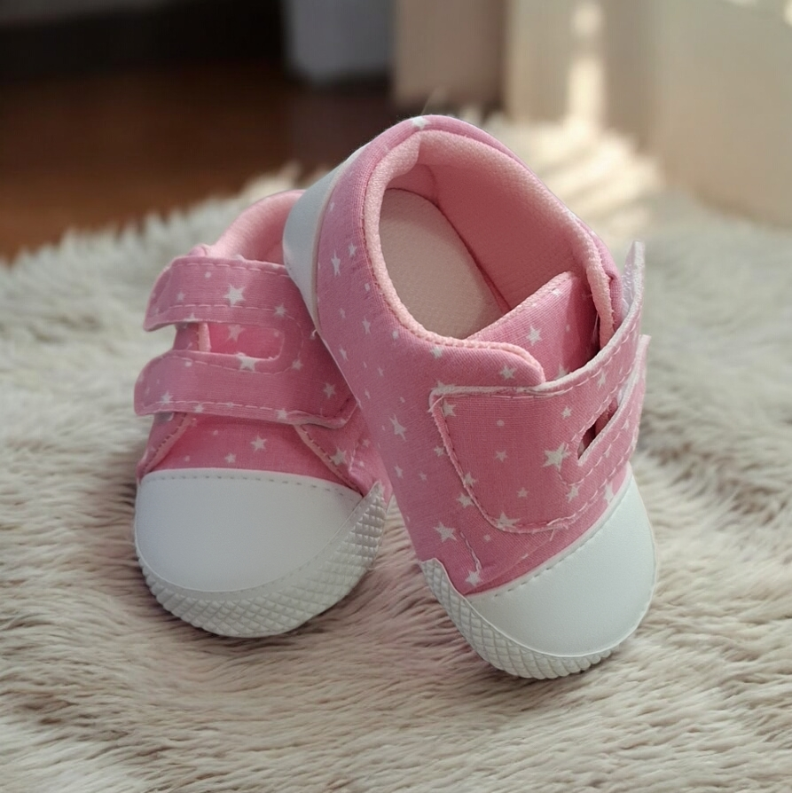 👶🌸 Ροζ Βρεφικά Παπουτσάκια – Γλυκά & Άνετα για Κάθε Στιγμή - Image 2