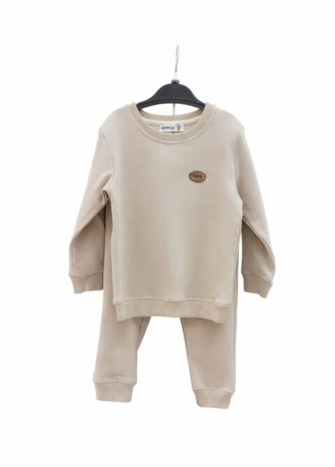 Alternative view of Παιδικό Σετ Φόρμας Κρεμ – Άνετο & Κομψό για Κορίτσια