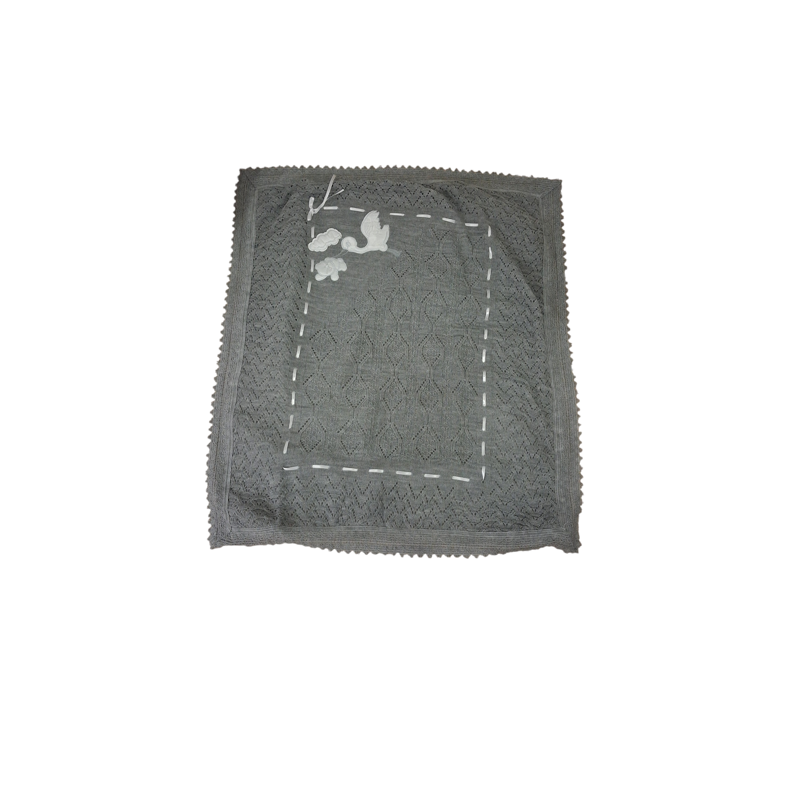 Γκρι Κουβερτούλα Αγκαλιάς – Απαλή & Ζεστή