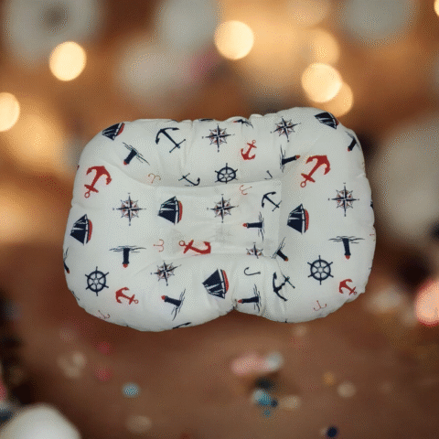 Alternative view of Βρεφικό Μαξιλαράκι Στήριξης Κεφαλιού Ναυτικό Σχέδιο