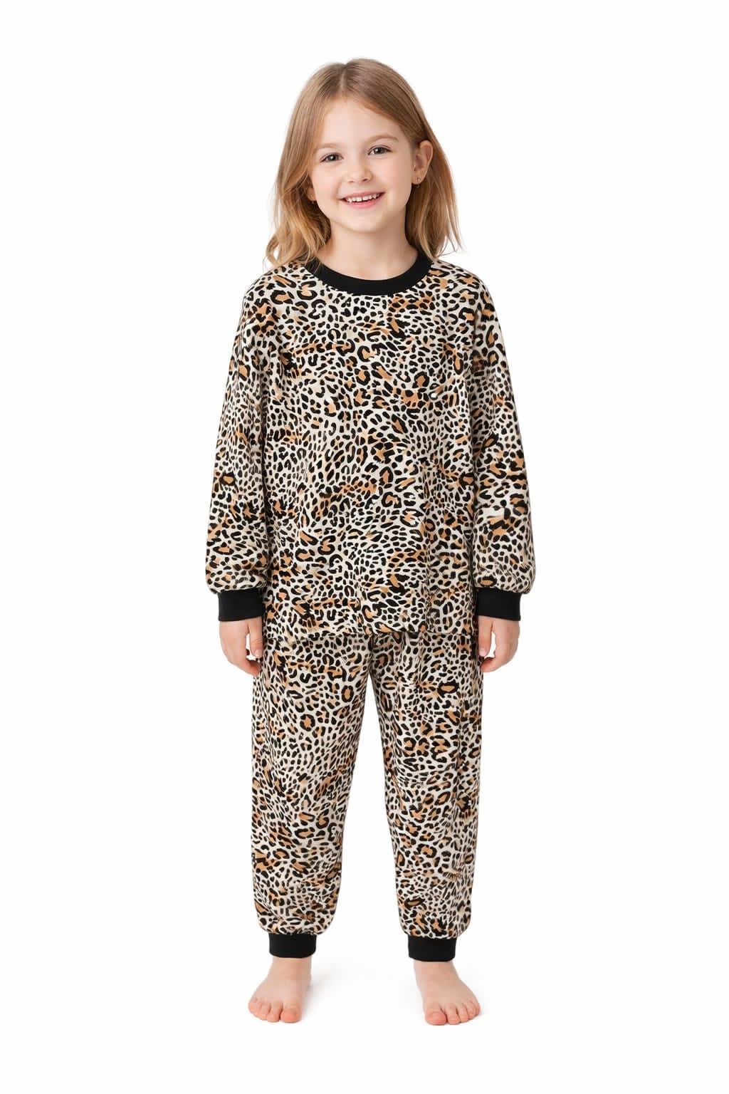 Παιδική Πιτζάμα Animal Print – Σετ Μπλούζα & Παντελόνι