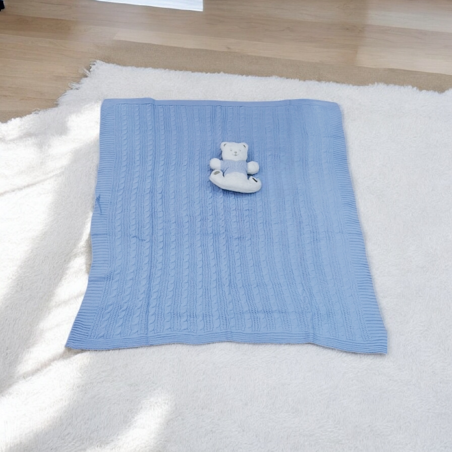 Κουβερτούλα Αγκαλιάς με Παιχνιδάκι Αρκουδάκι