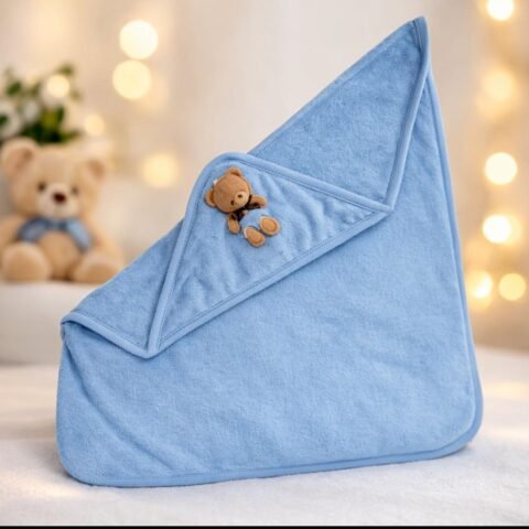 Βρεφική Πετσέτα Μπάνιου – Απαλή & Απορροφητική για Μωρά 👶🛁