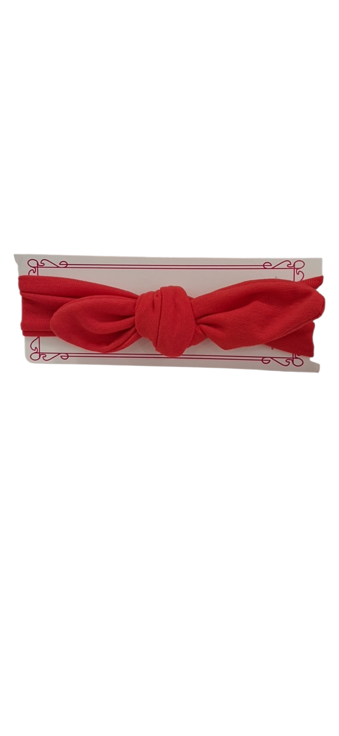Κόκκινη Βρεφική Κορδέλα Μαλλιών – Γλυκιά & Κομψή Πινελιά