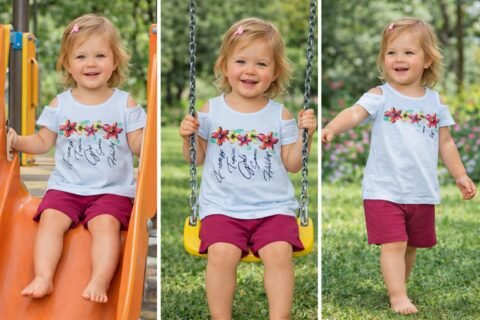 Παιδικό Καλοκαιρινό Σετ Κοριτσιού Άνετο και Μοντέρνο