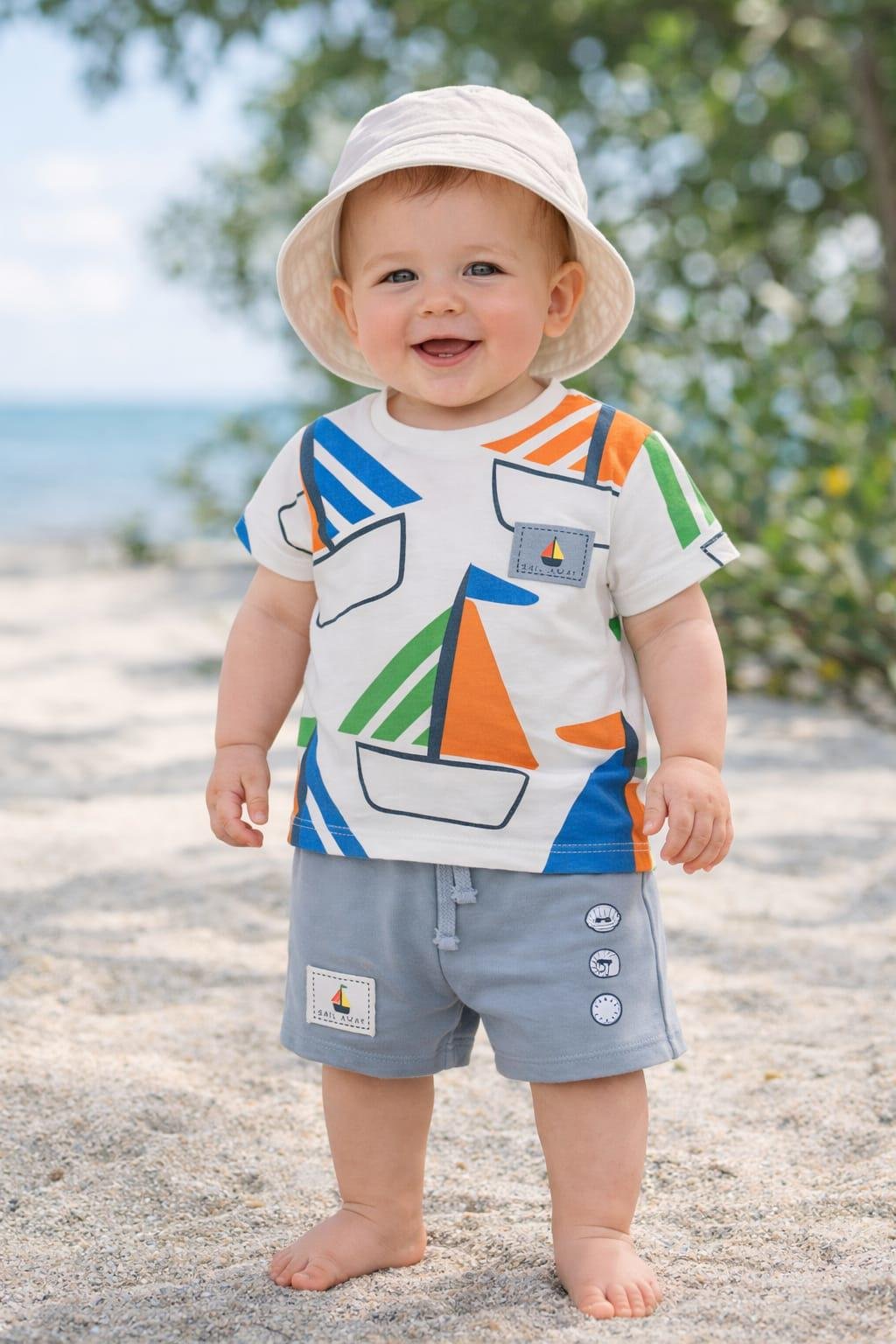 Καλοκαιρινό Βρεφικό Σετ Δροσιάς & Χαράς 🌞