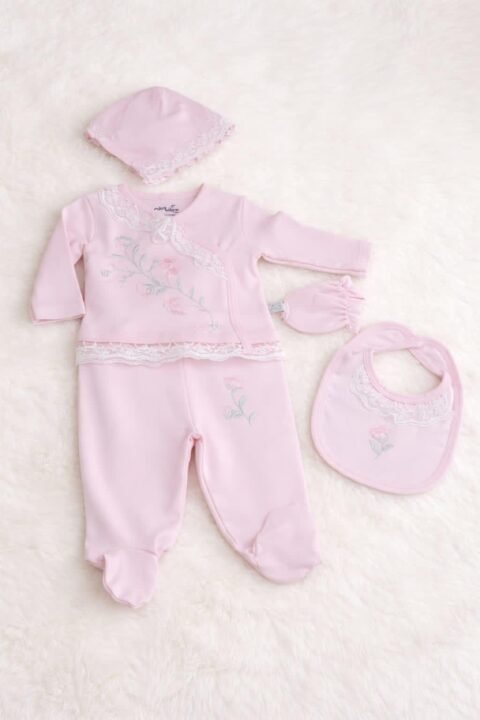 Alternative view of Βρεφικό Σετ Πολυτελούς Κομψότητας – Ακαταμάχητη Γοητεία για Μικρούς Θησαυρούς 0-3 μηνών