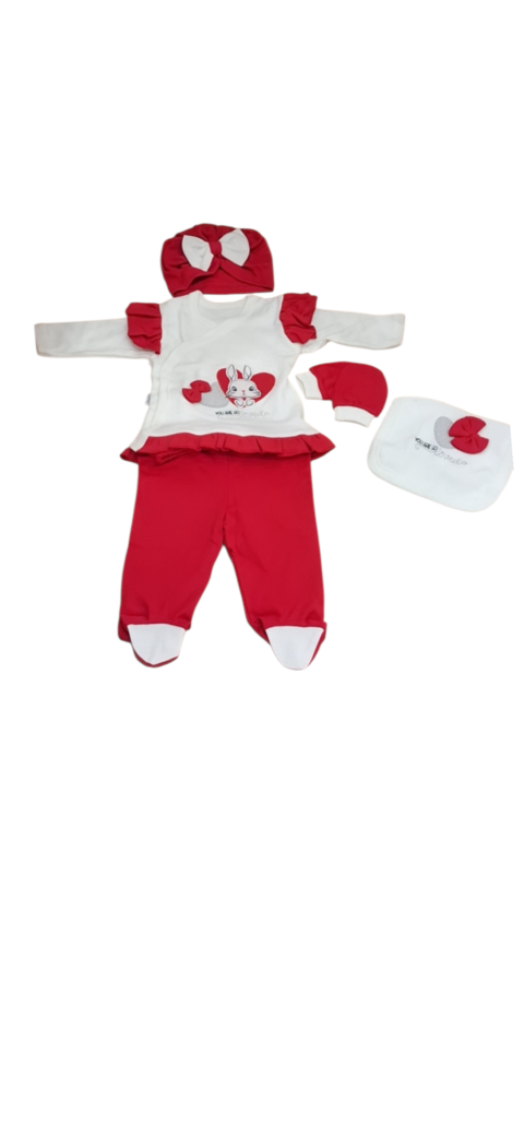 Alternative view of Βρεφικό Σετ 5 Τεμαχίων – Ολοκληρωμένη Φροντίδα με Στυλ 0-3 μηνών