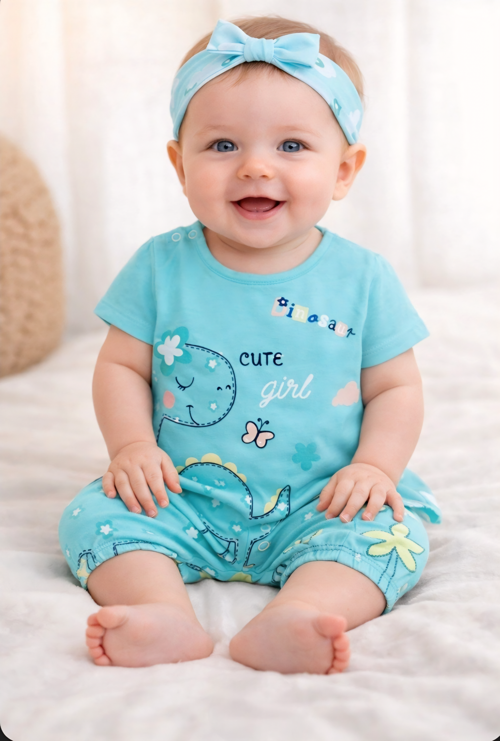 Ολόσωμο Βρεφικό Καλοκαιρινό – Άνετο και Δροσερό για Μωρά