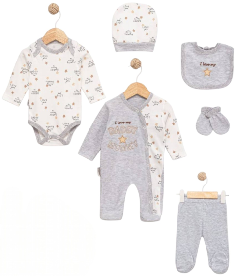 Υπέροχο Βρεφικό Σετ 0-3 Μηνών – Τρυφερό & Κομψό για Νεογέννητο 👶✨