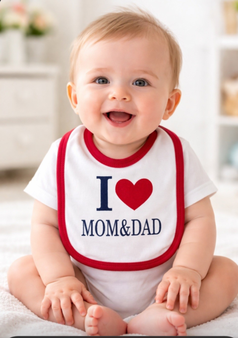 Χαριτωμένη Βρεφική Σαλιάρα – Απαλή, Απορροφητική & Στυλάτη