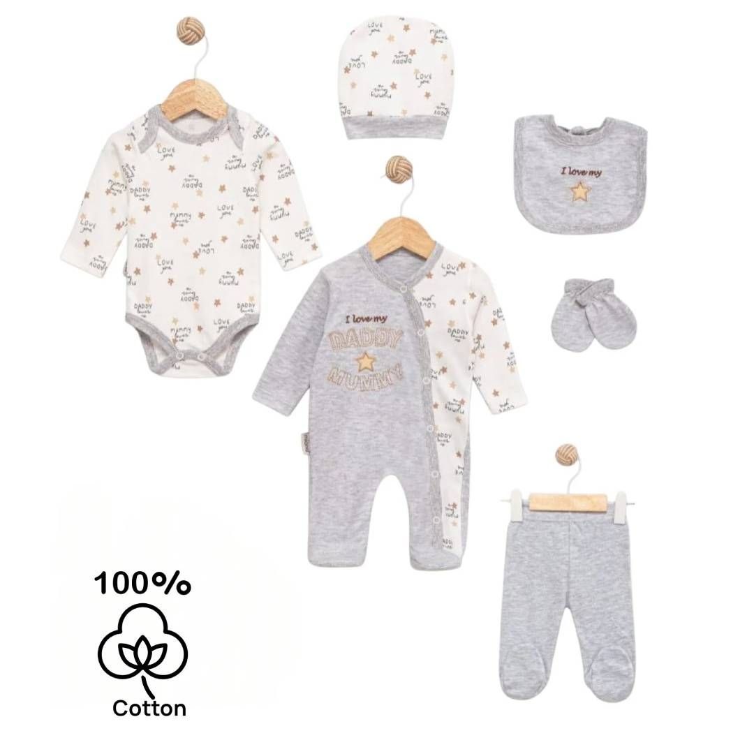 Υπέροχο Βρεφικό Σετ 0-3 Μηνών – Τρυφερό & Κομψό για Νεογέννητο 👶✨