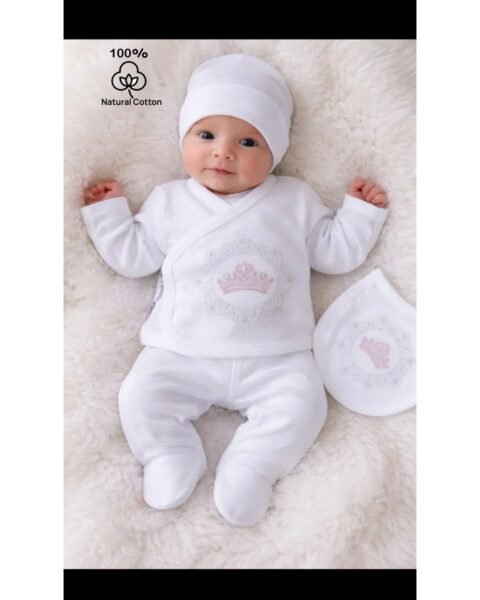 Βρεφικό Σετ 5 Τεμαχίων (0-3 Μηνών) – Τρυφερή Άνεση για Νεογέννητα