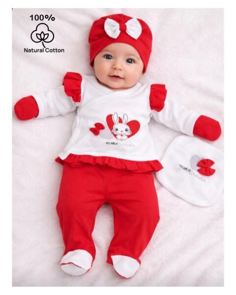 Βρεφικό Σετ 5 Τεμαχίων – Ολοκληρωμένη Φροντίδα με Στυλ 0-3 μηνών