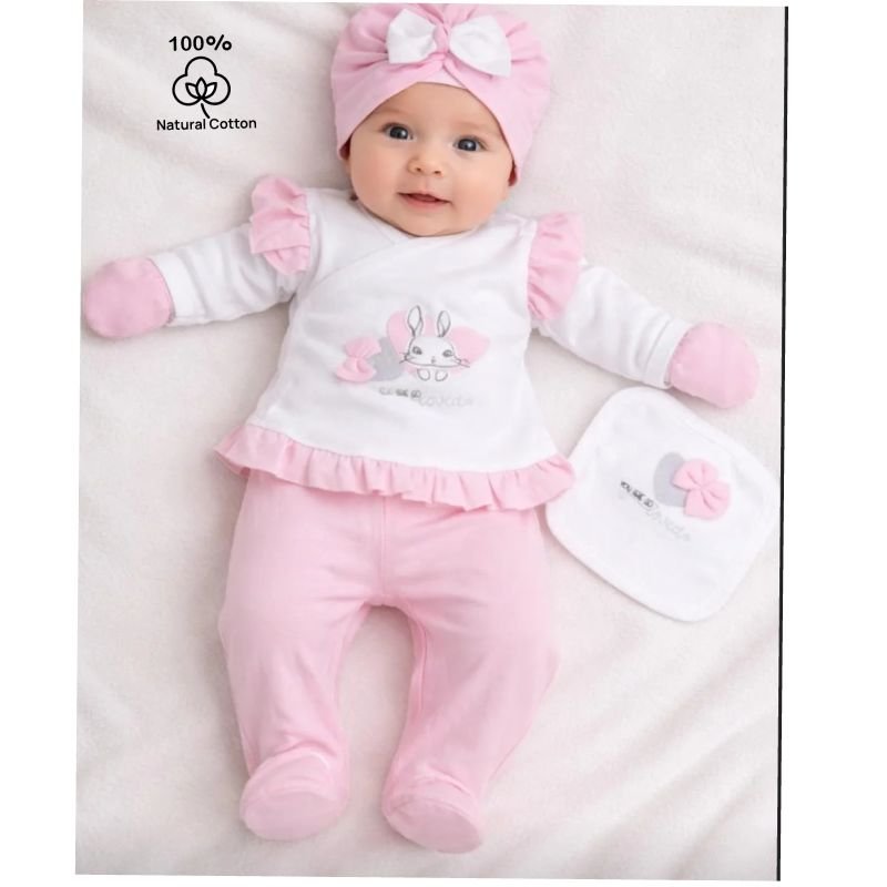 Βρεφικό Σετ 5 Τεμαχίων – Απαλότητα & Στυλ για τις Πρώτες Στιγμές 0-3 μηνών