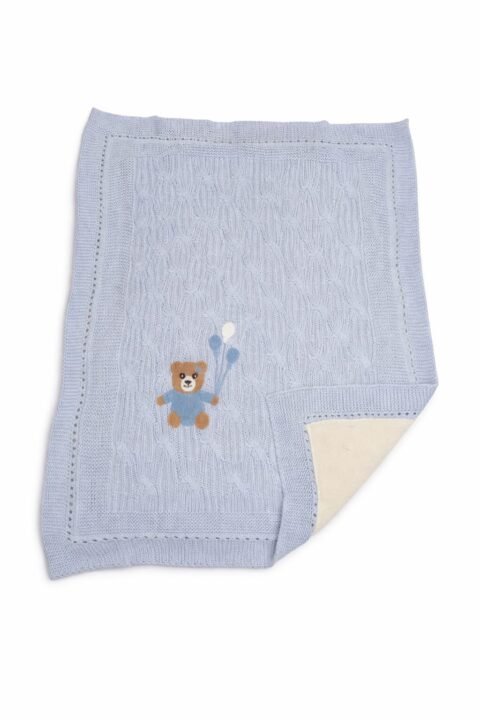 Βρεφική Πλεκτή Κουβερτούλα Αγκαλιάς