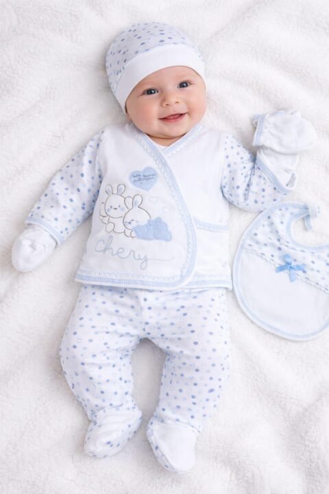 Βρεφικό Σετ 100% Βαμβακερό – Απαλό & Φιλικό για το Ευαίσθητο Δερματάκι 0,3 μηνών