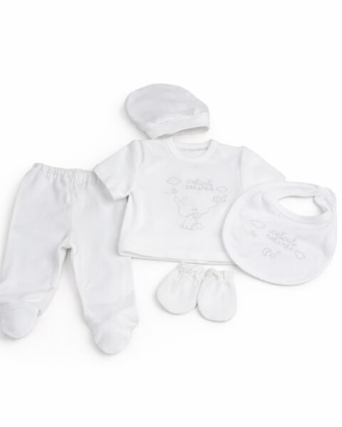 Alternative view of Βρεφικό Σετ 5 Τεμαχίων Άνεμου – Απαλό & Άνετο για Καθημερινή Χρήση 0,3 μηνών