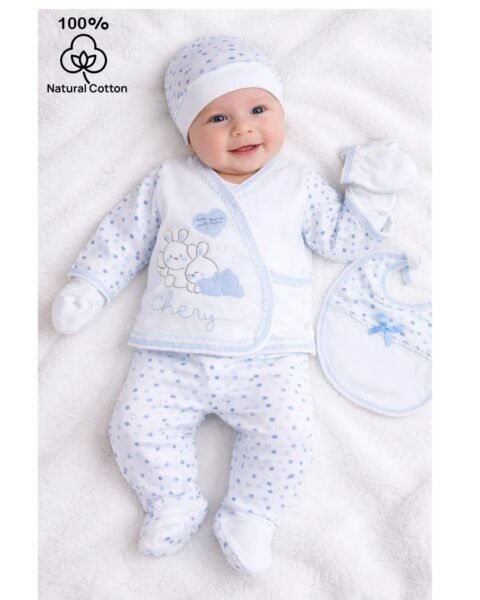 Βρεφικό Σετ 100% Βαμβακερό – Απαλό & Φιλικό για το Ευαίσθητο Δερματάκι 0,3 μηνών