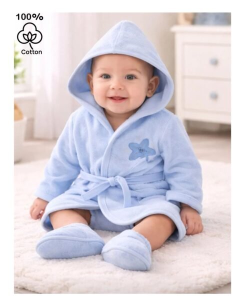 : Σετ 4 Τεμαχίων Μπουρνουζιών για Μωρά 0-1 Έτους