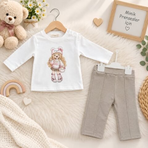 Βρεφικό Σετ για Κοριτσάκι – Γλυκό & Κομψό 🎀👶